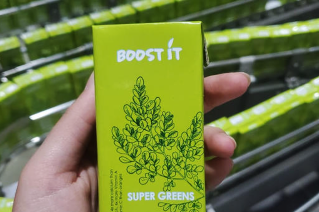 « Boost It Super Greens », il est le fruit de plusieurs années de recherche et développement intensifs menés par l’équipe d’Aryze